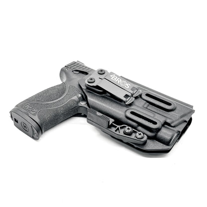 For the best Inside Waistband Holster for the Smith & Wesson M&P Compact 9mm 4" pistol & Streamlight TLR-7 A, X, & TLR-7 HL-X, shop Four Brothers holsters. 