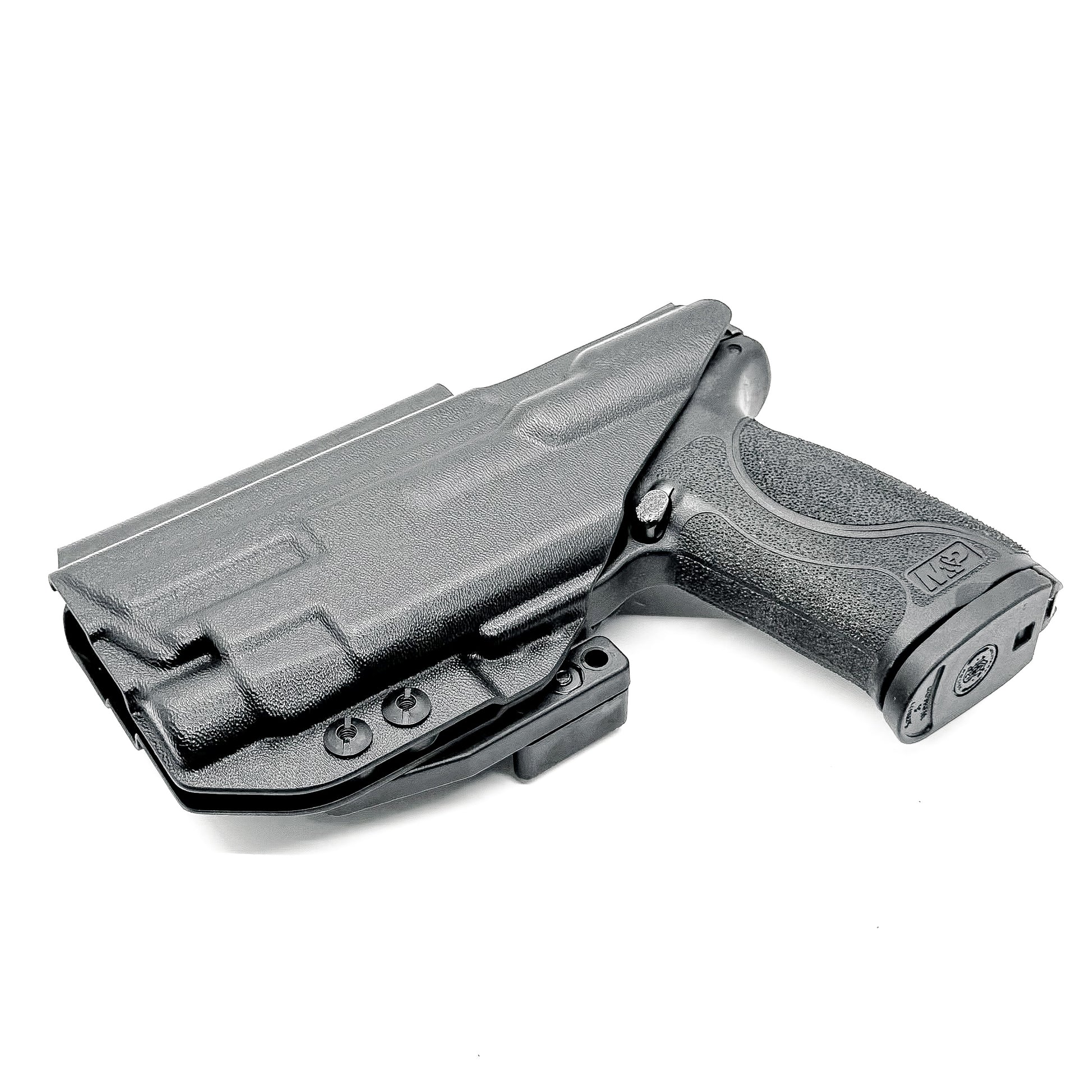 For the best Inside Waistband Holster for the Smith & Wesson M&P Compact 9mm 4" pistol & Streamlight TLR-7 A, X, & TLR-7 HL-X, shop Four Brothers holsters. 
