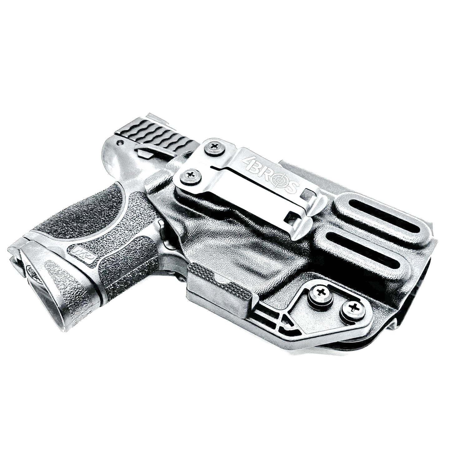 IWB holster for Smith & Wesson M&P M2.0 3.6" Compact & Subcompact 9mm pistols. Red dot ready, thumb safety compatible, made in the USA from .093" Kydex.