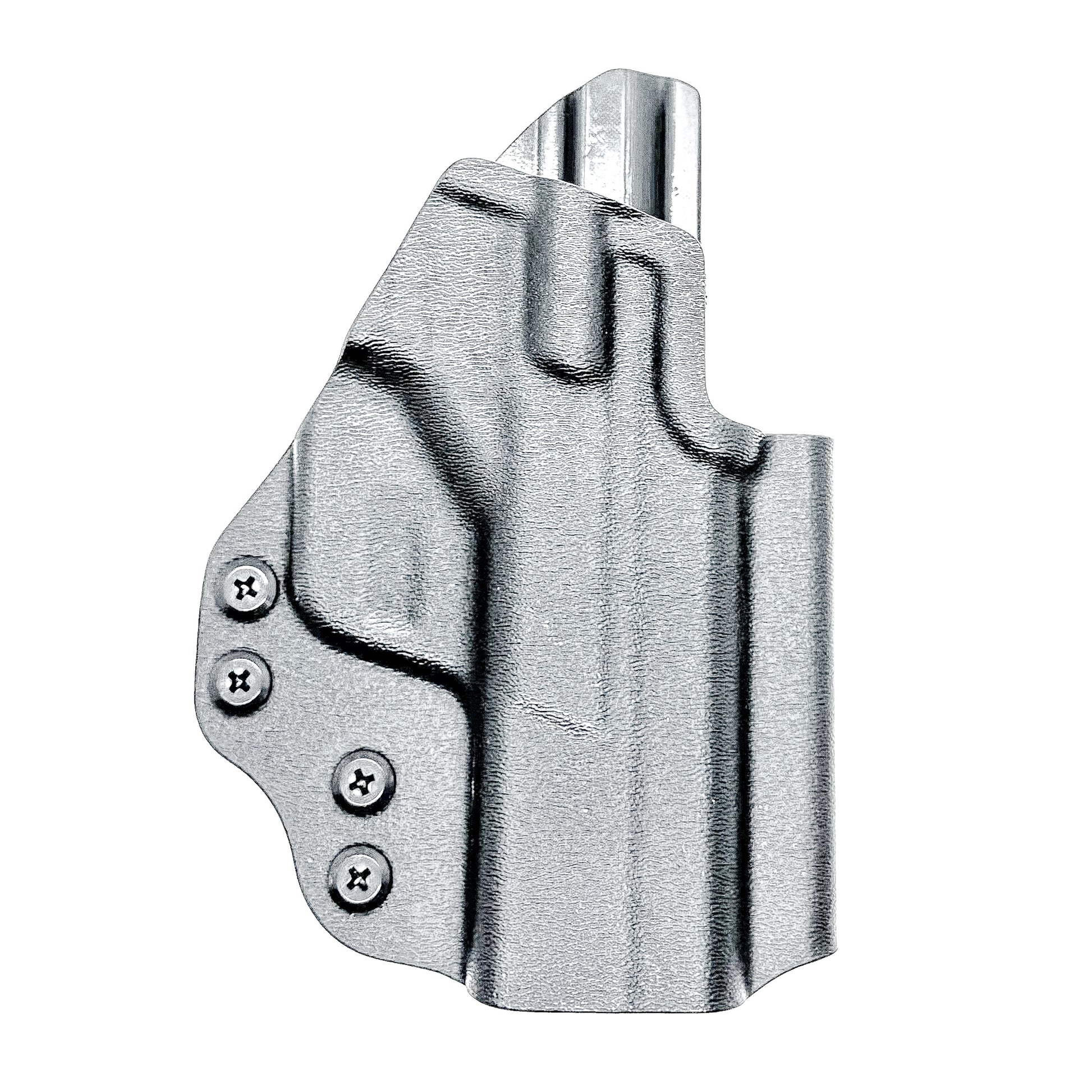 OWB holster for M&P M2.0 3.6" Compact & Subcompact 9mm. Optic ready, suppressor sight compatible, .093" Kydex, made in the USA for range or duty use.