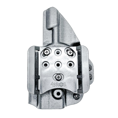 OWB holster for M&P M2.0 3.6" Compact & Subcompact 9mm. Optic ready, suppressor sight compatible, .093" Kydex, made in the USA for range or duty use.