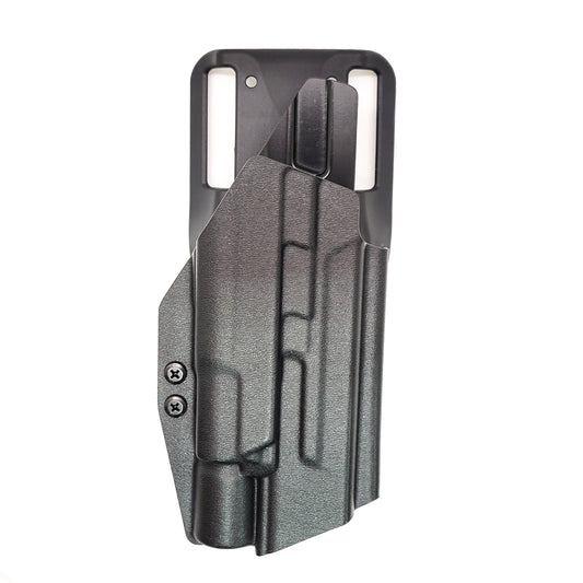 For the best Outside Waistband Smith & Wesson M&P M2.0 4", 4.22 or 4.6" pistol & Surefire X300 Duty & Competition Style Holster, shop Four Brothers Holsters. 