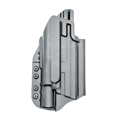 Black Outside Waistband Holster with the 4BROS 1.5" Belt Slide for the Smith & Wesson M&P 4-4.625 M2.0 & X300U light