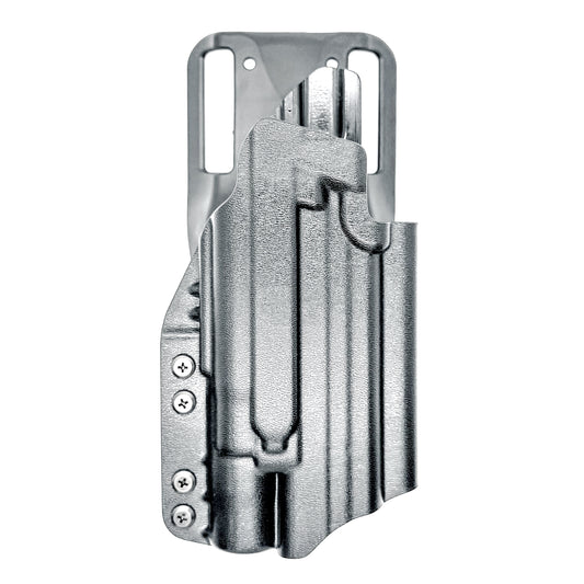 For the best Outside Waistband Smith & Wesson M&P M2.0 4", 4.22 or 4.6" pistol & Surefire X300 Duty & Competition Style Holster, shop Four Brothers Holsters.