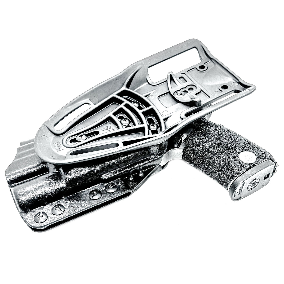 For the best Outside Waistband Smith & Wesson M&P M2.0 4", 4.22 or 4.6" pistol & Surefire X300 Duty & Competition Style Holster, shop Four Brothers Holsters.