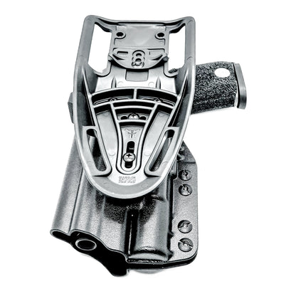 For the best Outside Waistband Smith & Wesson M&P M2.0 4", 4.22 or 4.6" pistol & Surefire X300 Duty & Competition Style Holster, shop Four Brothers Holsters.