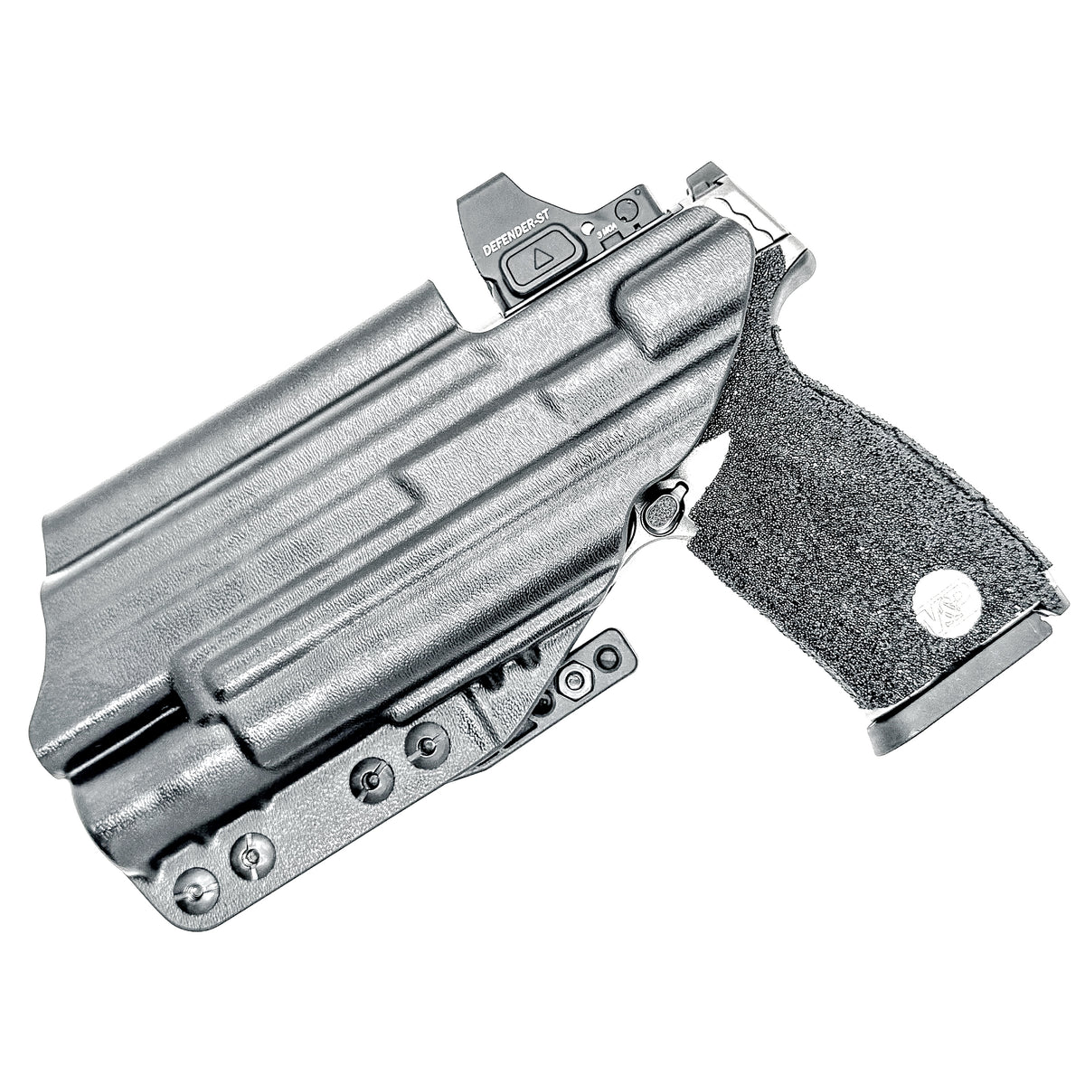 For the best IWB AIWB Inside Waistband Kydex Holster for the Smith & Wesson M&P M2.0 4", 4.22", or 4.6" pistol & Surefire X300 shop Four Brothers Holsters.
