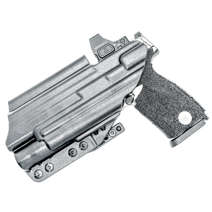 For the best IWB AIWB Inside Waistband Kydex Holster for the Smith & Wesson M&P M2.0 4", 4.22", or 4.6" pistol & Surefire X300 shop Four Brothers Holsters.
