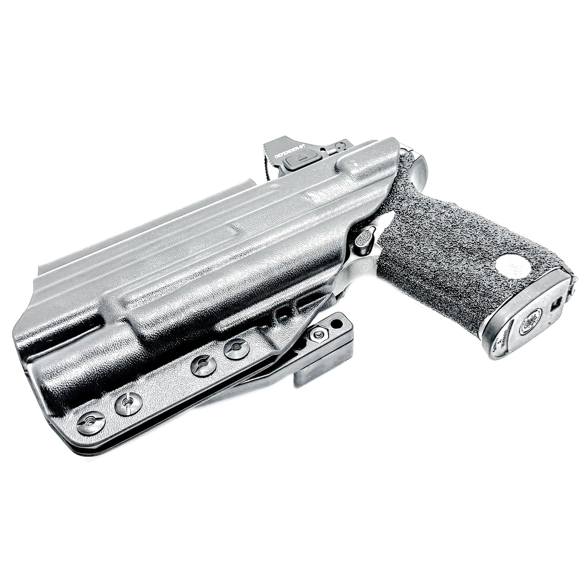 For the best IWB AIWB Inside Waistband Kydex Holster for the Smith & Wesson M&P M2.0 4", 4.22", or 4.6" pistol & Surefire X300 shop Four Brothers Holsters.
