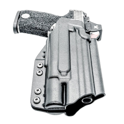 For the best Outside Waistband OWB Kydex Holster for the Smith & Wesson M&P M2.0 4", 4.22, or 4.6" pistol & Surefire X300 shop Four Brothers 4BROS Holsters.