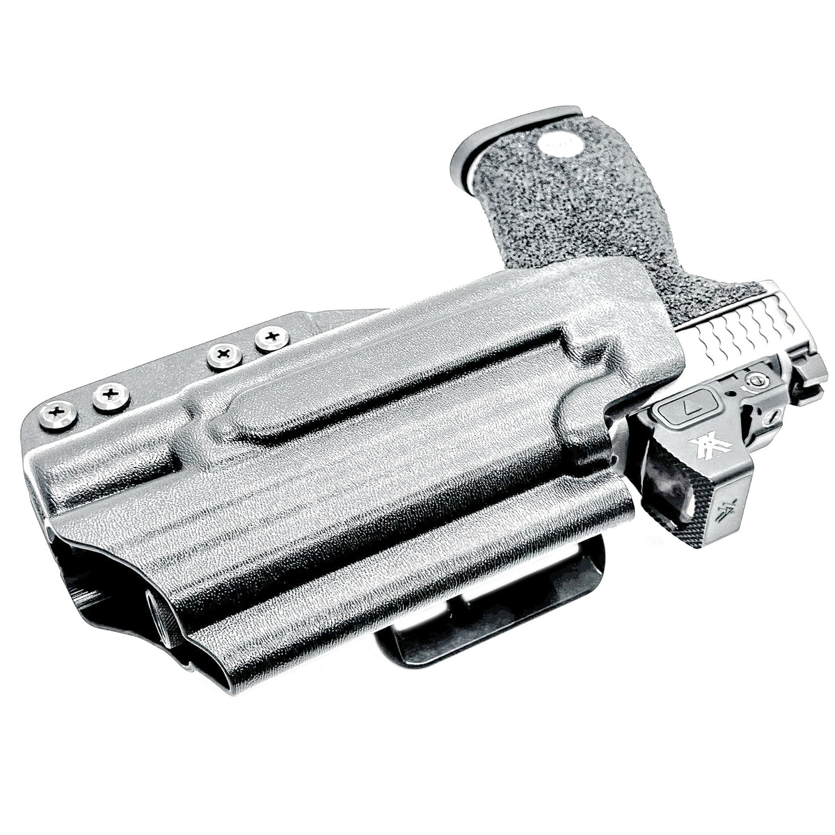 For the best Outside Waistband OWB Kydex Holster for the Smith & Wesson M&P M2.0 4", 4.22, or 4.6" pistol & Surefire X300 shop Four Brothers 4BROS Holsters.