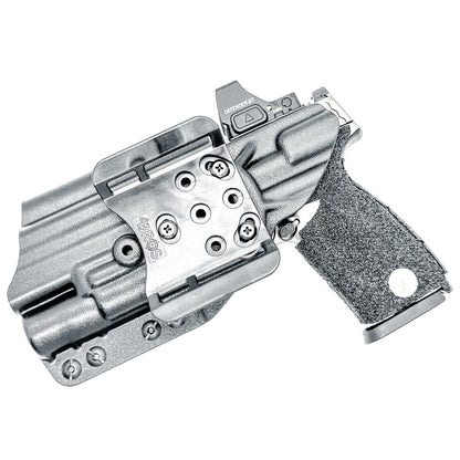 For the best Outside Waistband OWB Kydex Holster for the Smith & Wesson M&P M2.0 4", 4.22, or 4.6" pistol & Surefire X300 shop Four Brothers 4BROS Holsters.