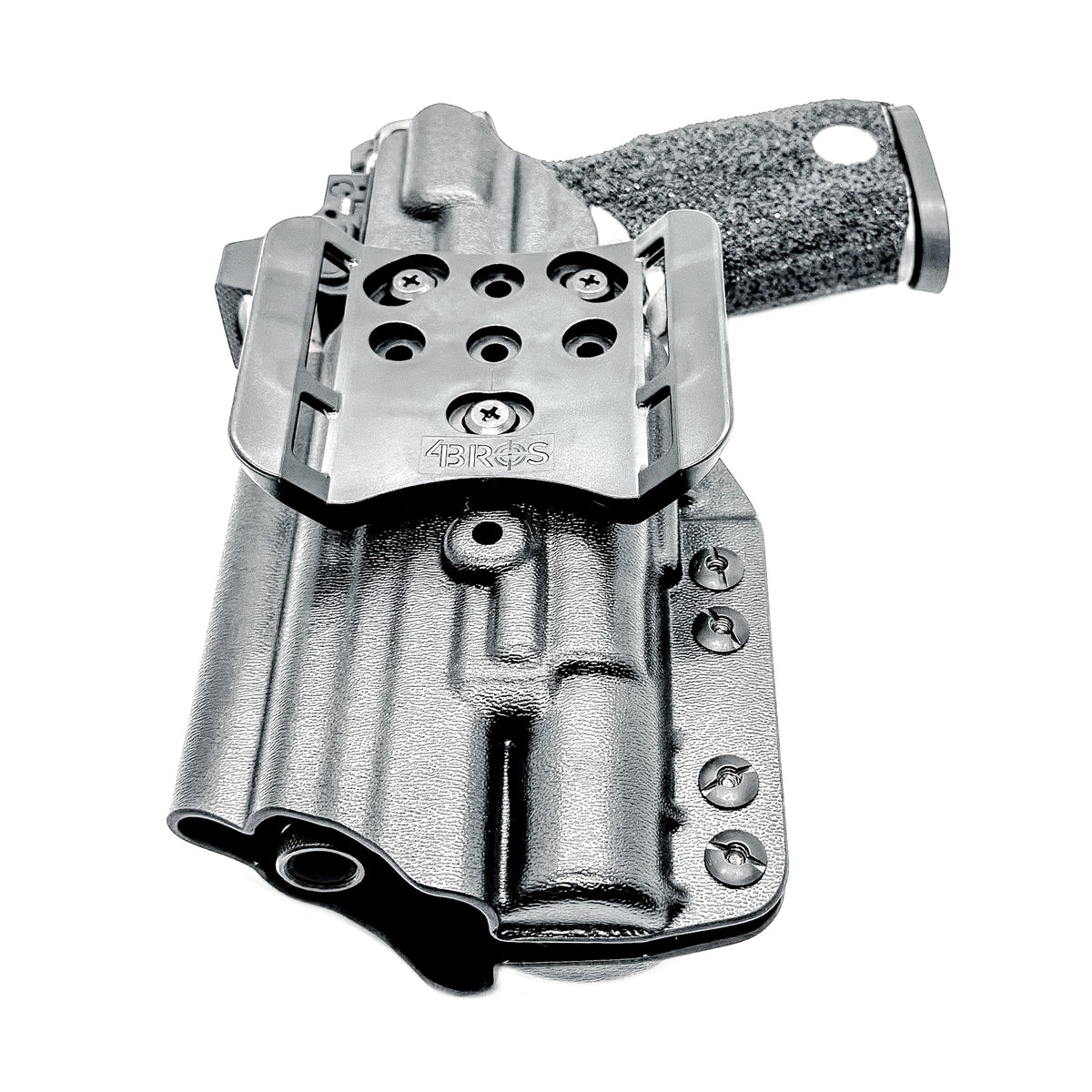 For the best Outside Waistband OWB Kydex Holster for the Smith & Wesson M&P M2.0 4", 4.22, or 4.6" pistol & Surefire X300 shop Four Brothers 4BROS Holsters.