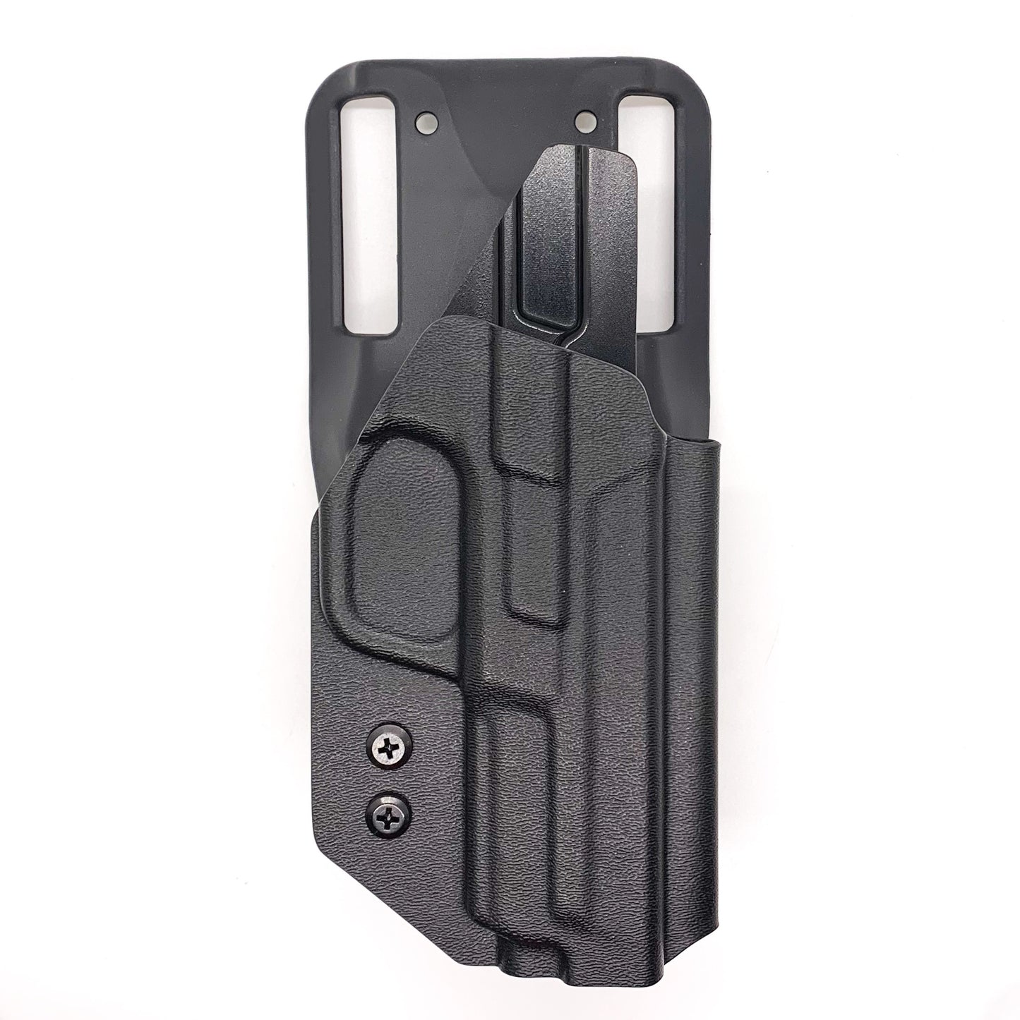 For the best Outside Waistband Smith and Wesson M&P 4" and 4.25” Duty & Competition Style Kydex Holster, shop Four Brothers 4BROS Holsters.  Made in the USA.