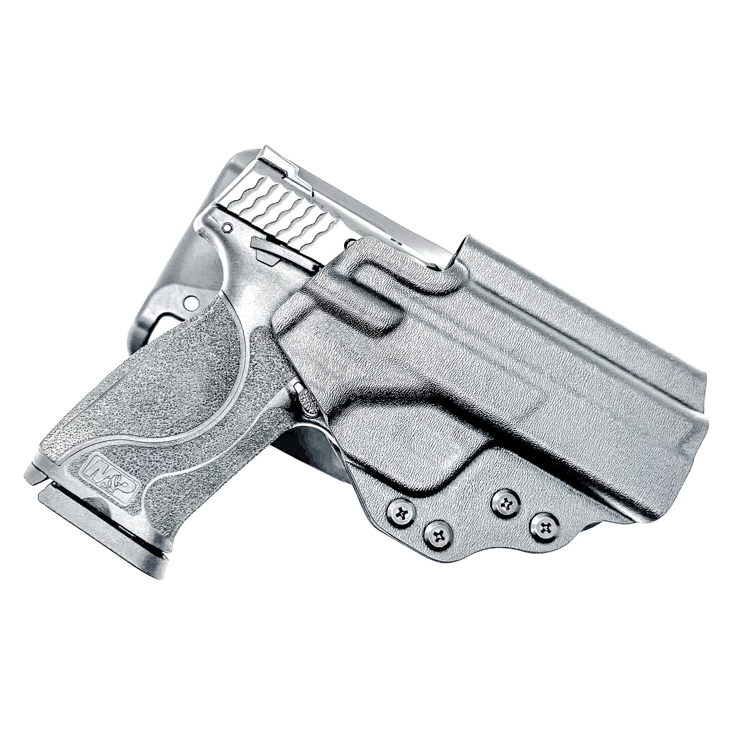 Duty and competition-style outside waistband Kydex holster for Smith & Wesson M&P 4" and 4.25" pistols – proudly made in the USA by Four Brothers Holsters.