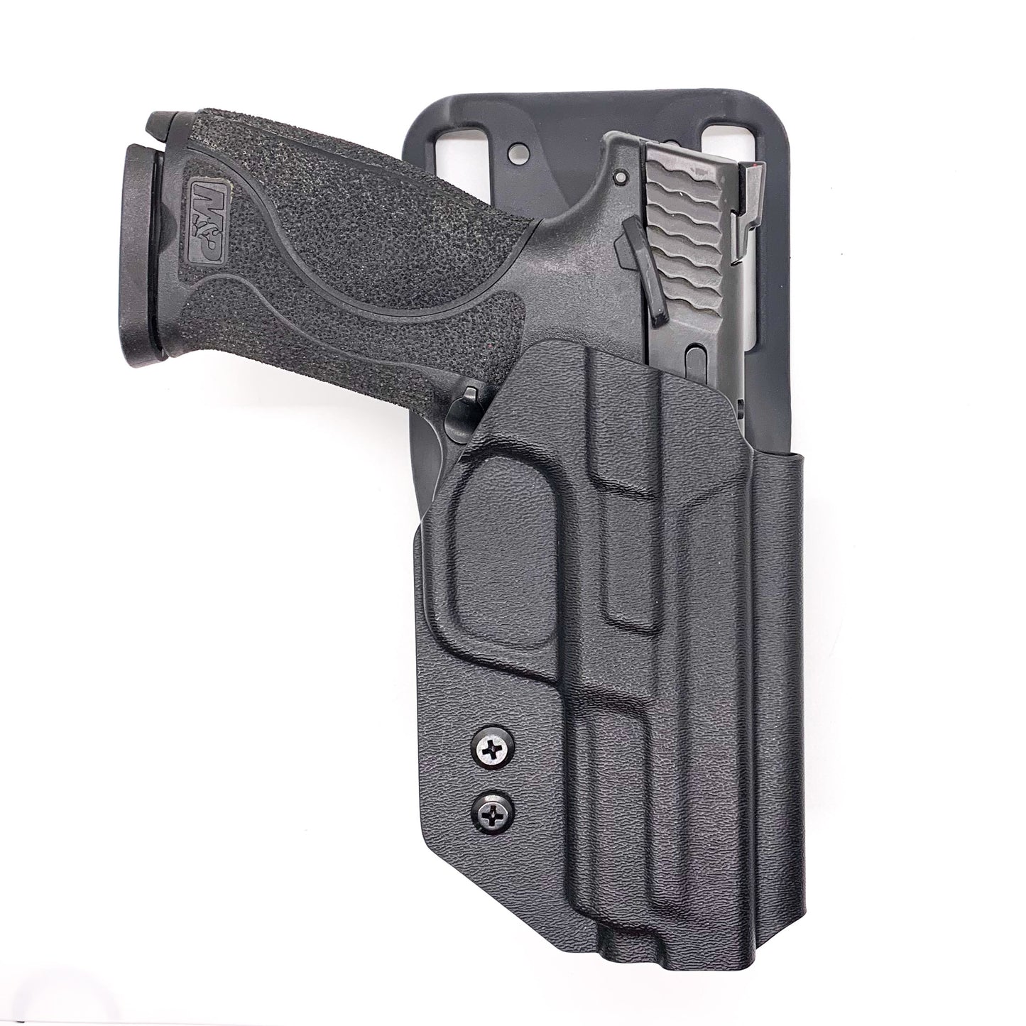 For the best Outside Waistband Smith and Wesson M&P 4" and 4.25” Duty & Competition Style Kydex Holster, shop Four Brothers 4BROS Holsters.  Made in the USA.