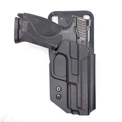 For the best Outside Waistband Smith and Wesson M&P 4" and 4.25” Duty & Competition Style Kydex Holster, shop Four Brothers 4BROS Holsters.  Made in the USA.
