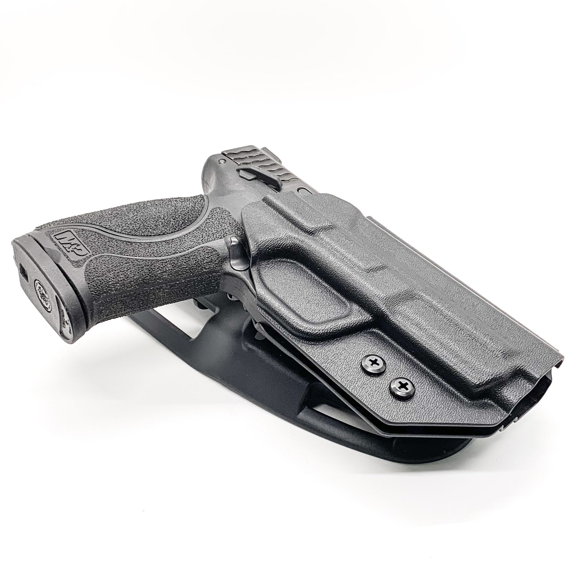For the best Outside Waistband Smith and Wesson M&P 4" and 4.25” Duty & Competition Style Kydex Holster, shop Four Brothers 4BROS Holsters.  Made in the USA.
