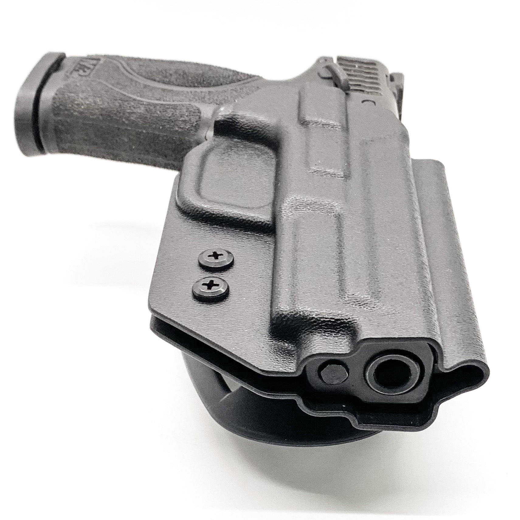 For the best Outside Waistband Smith and Wesson M&P 4" and 4.25” Duty & Competition Style Kydex Holster, shop Four Brothers 4BROS Holsters.  Made in the USA.