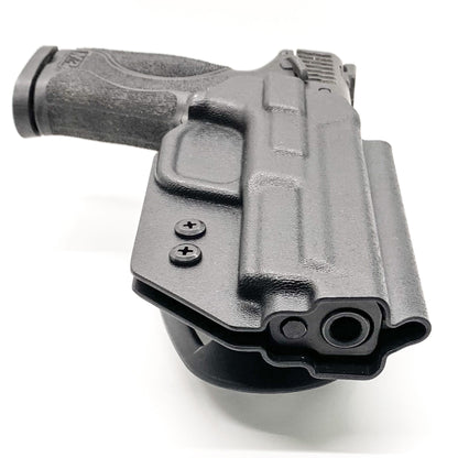 For the best Outside Waistband Smith and Wesson M&P 4" and 4.25” Duty & Competition Style Kydex Holster, shop Four Brothers 4BROS Holsters.  Made in the USA.