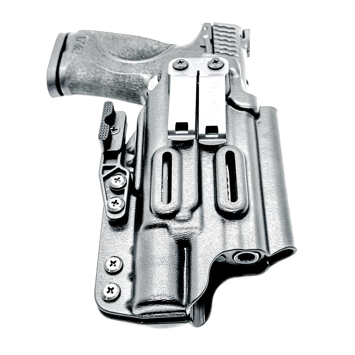 IWB (Inside Waistband) Holster for Smith & Wesson M&P 4.25" M2.0 with Surefire X300U or X300T weapon light mounted. Available for right- & left-handed shooters.