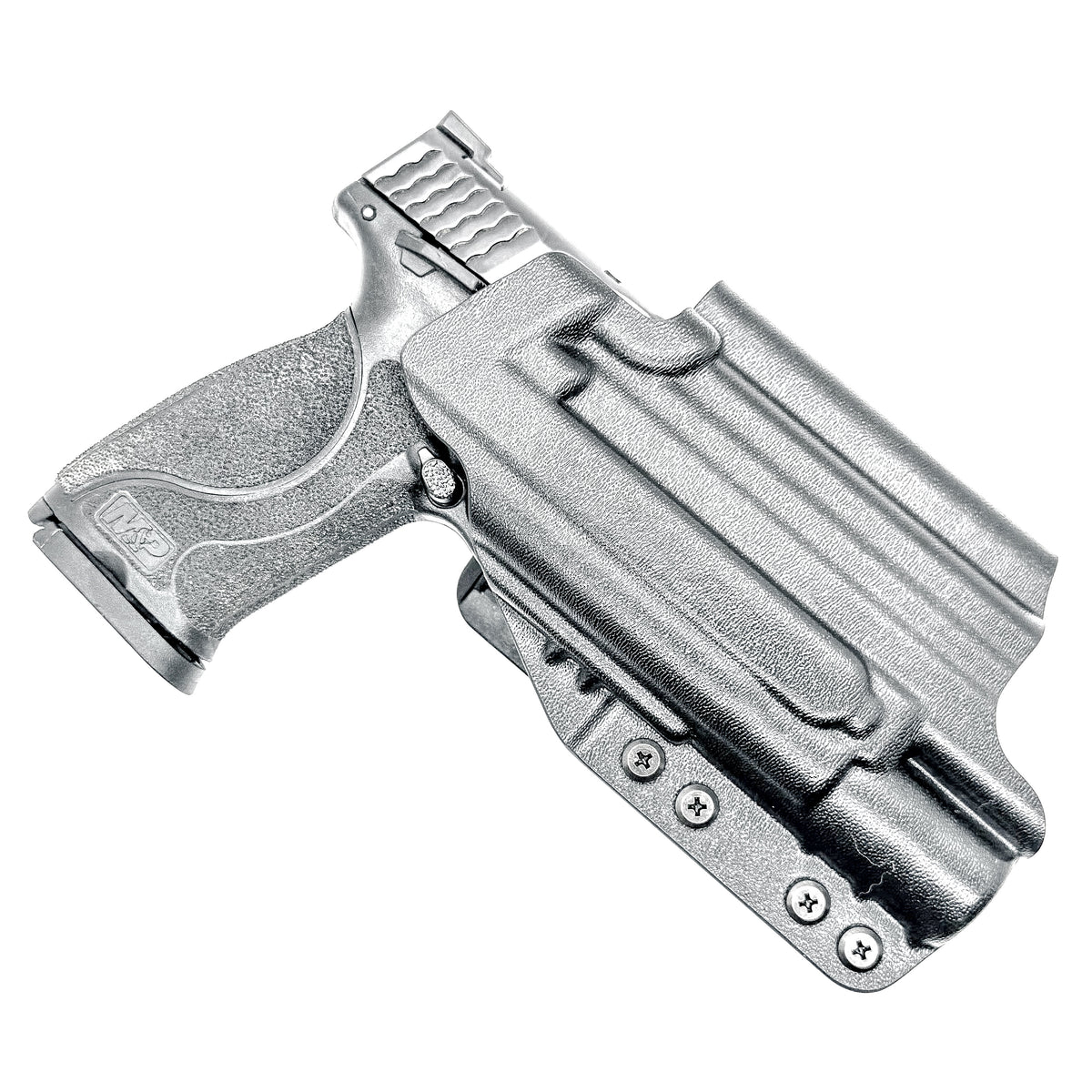 OWB (Outside Waistband) Holster for Smith & Wesson M&P 4.25" M2.0 equipped with Surefire X300 weapon light. Available for right- & left-handed shooters.