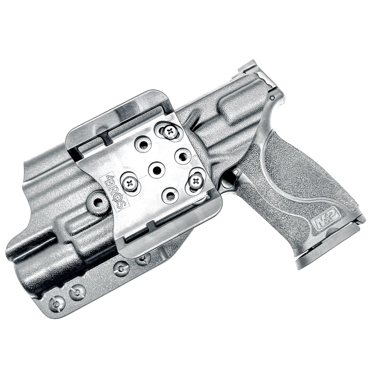 OWB (Outside Waistband) Holster for Smith & Wesson M&P 4.25" M2.0 equipped with Surefire X300 weapon light. Available for right- & left-handed shooters.