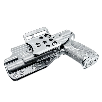 OWB (Outside Waistband) Holster for Smith & Wesson M&P 4.25" M2.0 equipped with Surefire X300 weapon light. Available for right- & left-handed shooters.