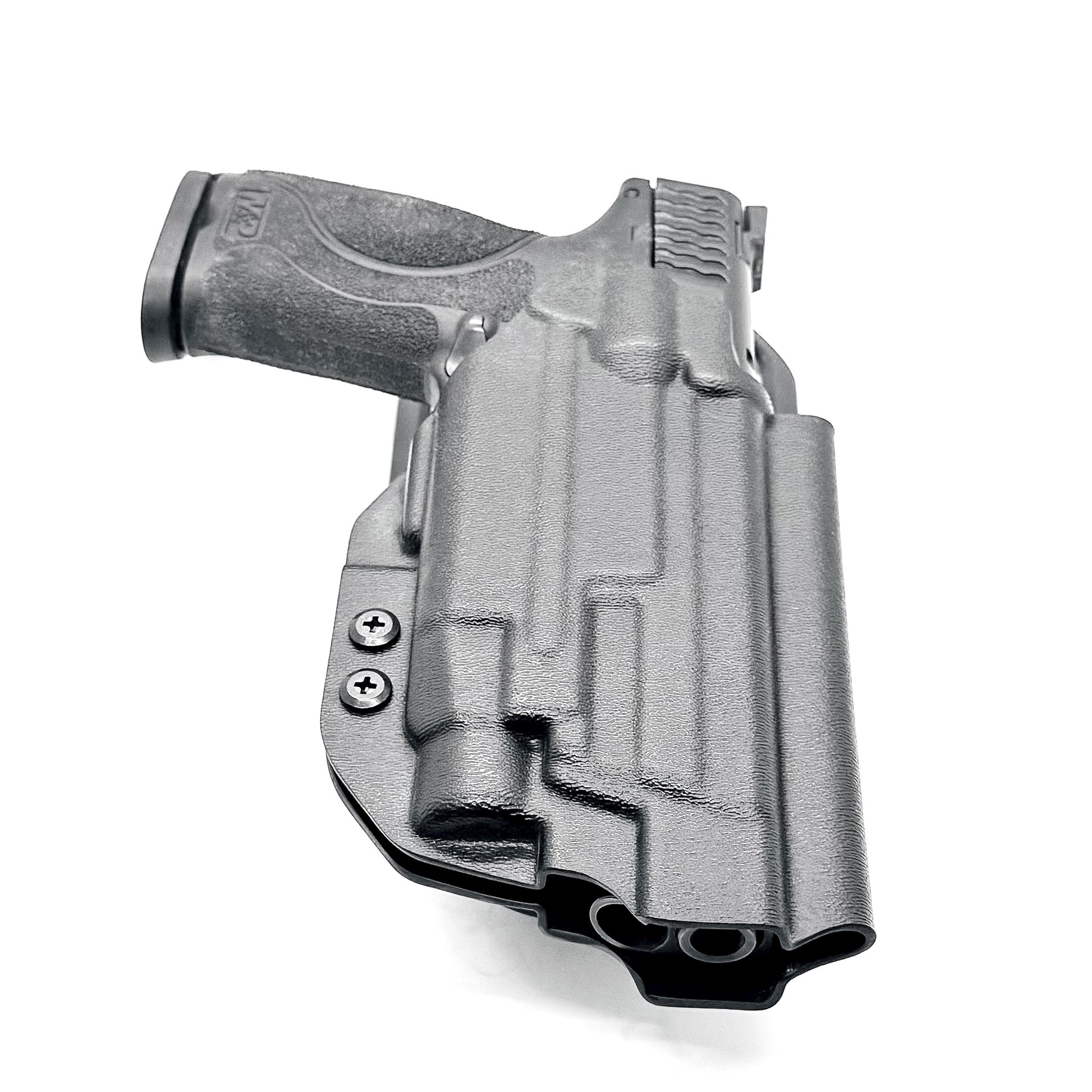For the best Outside Waistband Smith & Wesson M&P 4.6" 10MM pistol & Streamlight TLR-7 HL-X, X & A Duty & Competition Holster, shop Four Brothers Holsters. 