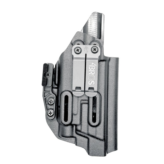 For the best IWB Inside Waistband Holster for the Smith & Wesson M&P 4.6" M2.0 10MM pistol & Streamlight TLR-7 A, X & TLR-7 HL-X shop Four Brothers Holsters.