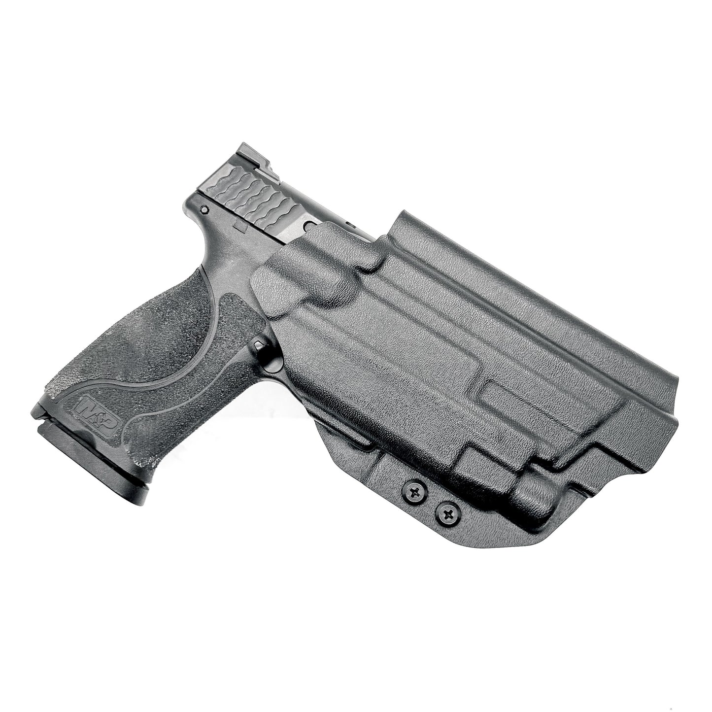 For the best Outside Waistband OWB Holster for the Smith & Wesson M&P 4.6" 10MM pistol & Streamlight TLR-7 A, X & TLR-7 HL-X shop Four Brothers 4BROS Holsters.