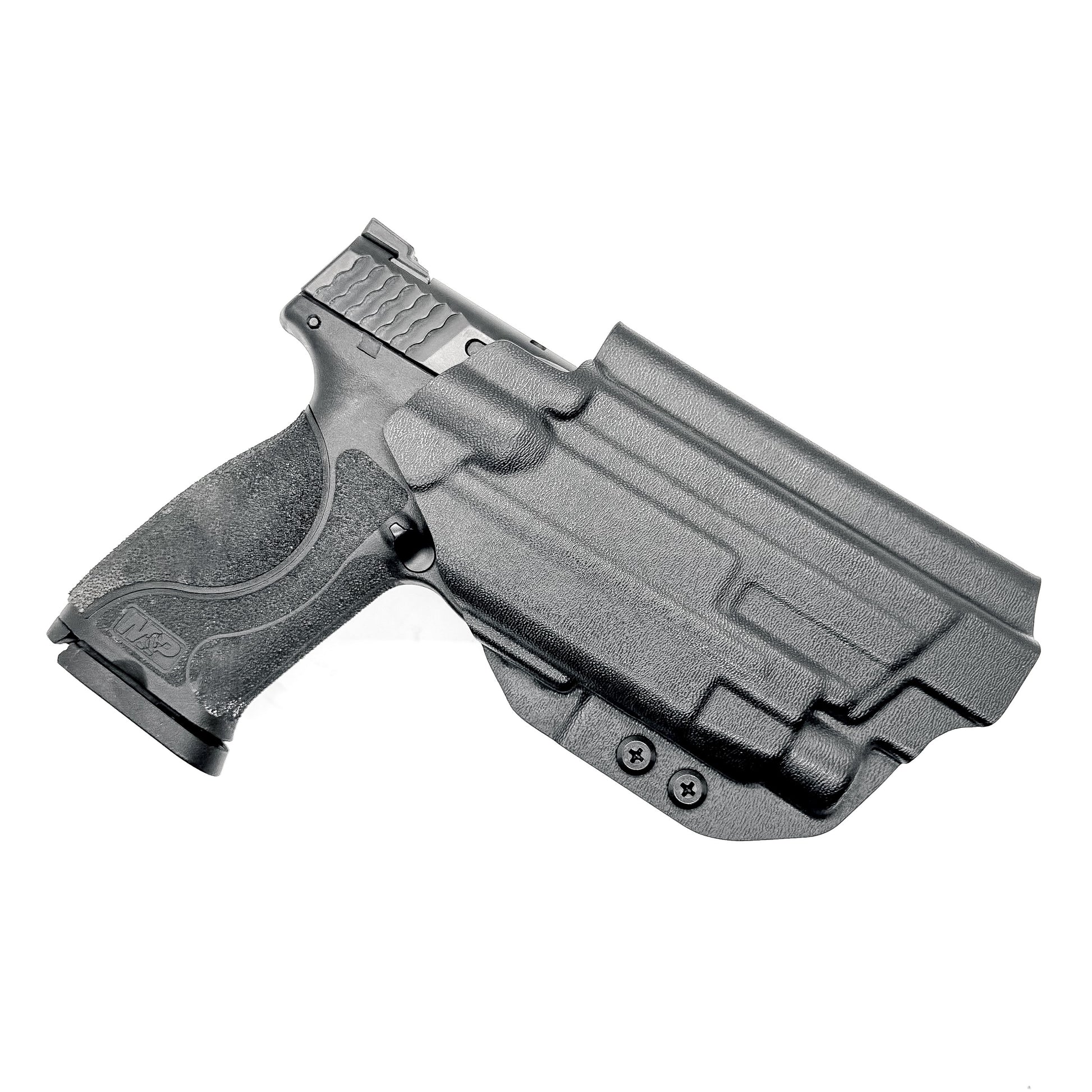 For the best Outside Waistband OWB Holster for the Smith & Wesson M&P 4.6" 10MM pistol & Streamlight TLR-7 A, X & TLR-7 HL-X shop Four Brothers 4BROS Holsters.
