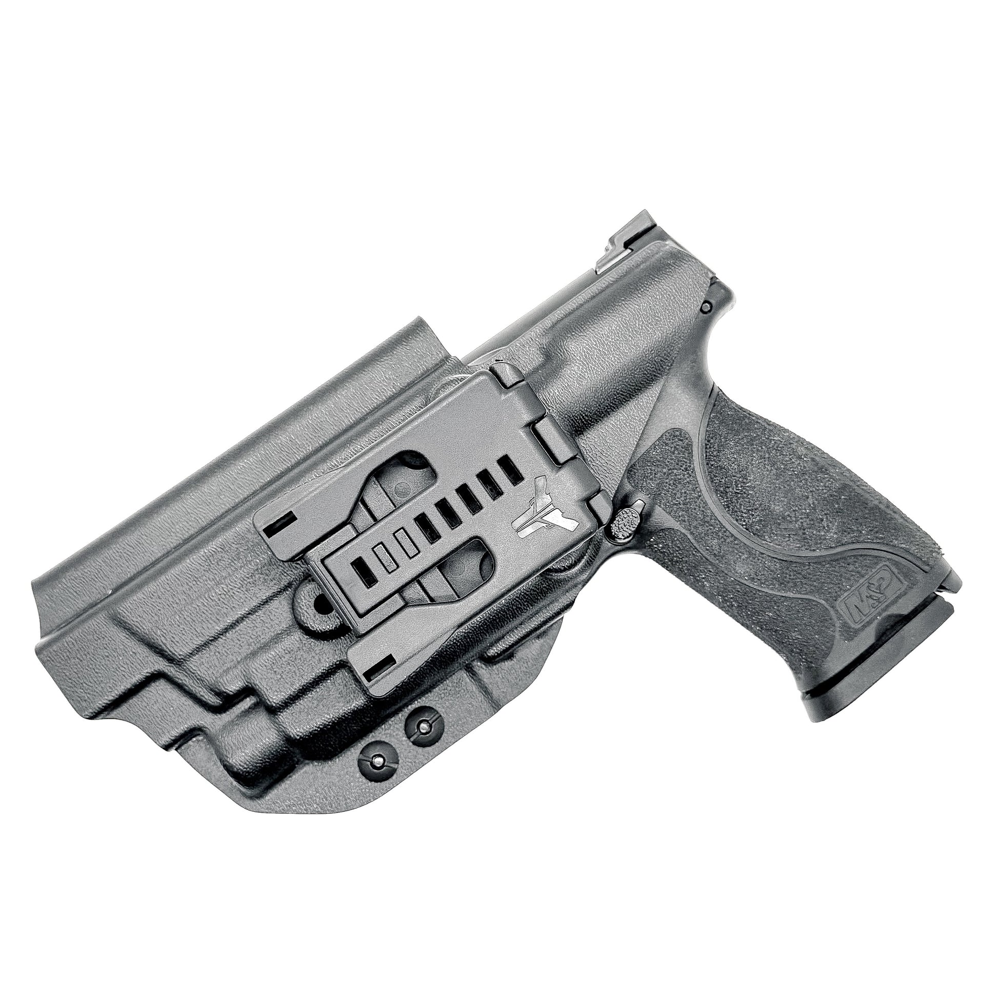 For the best Outside Waistband OWB Holster for the Smith & Wesson M&P 4.6" 10MM pistol & Streamlight TLR-7 A, X & TLR-7 HL-X shop Four Brothers 4BROS Holsters.