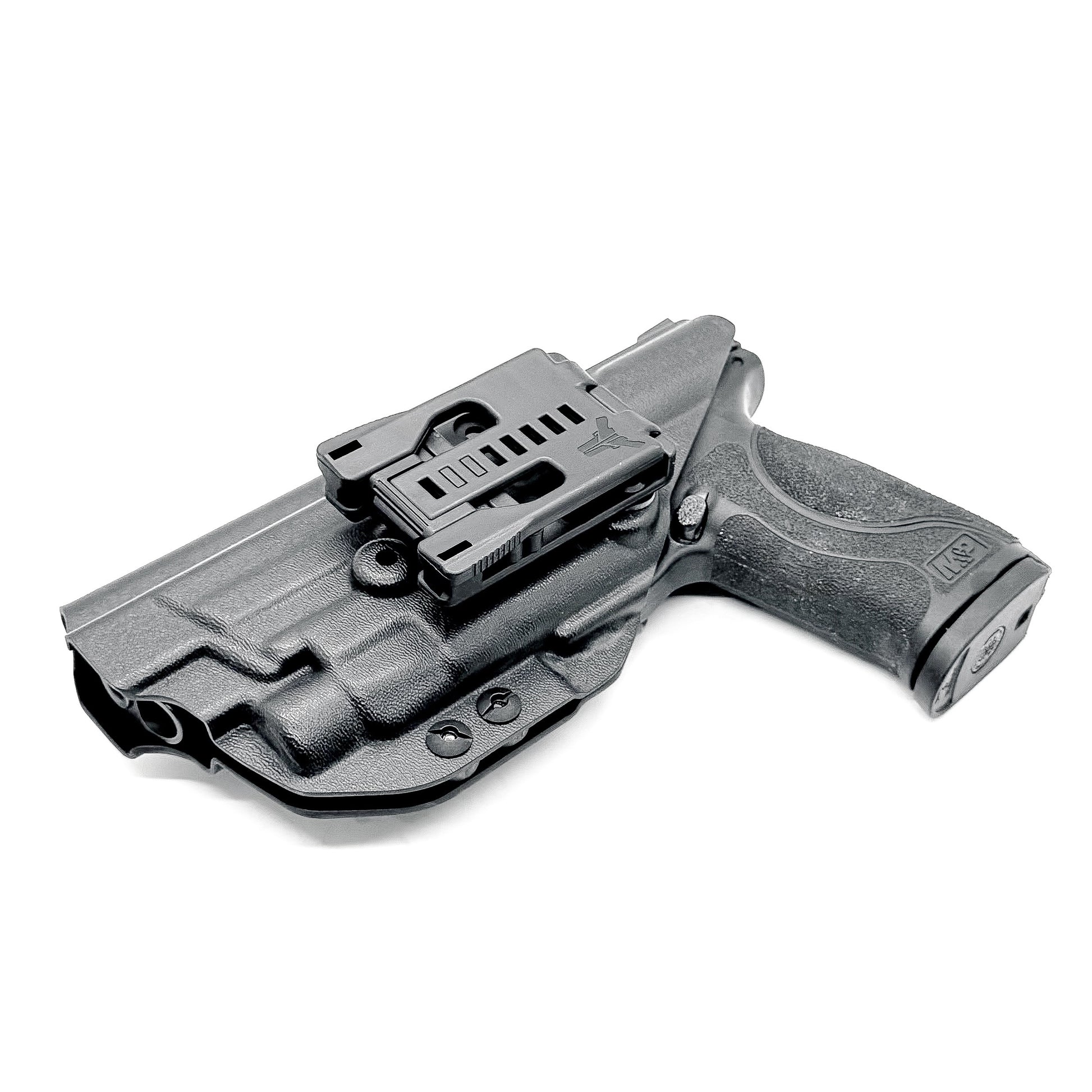 For the best Outside Waistband OWB Holster for the Smith & Wesson M&P 4.6" 10MM pistol & Streamlight TLR-7 A, X & TLR-7 HL-X shop Four Brothers 4BROS Holsters.