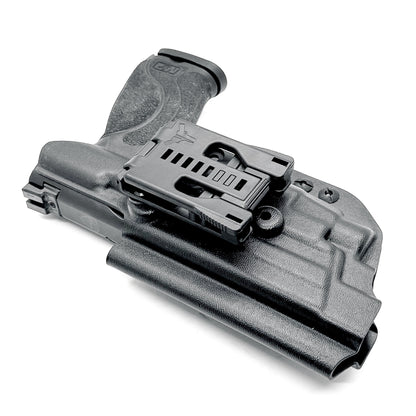For the best Outside Waistband OWB Holster for the Smith & Wesson M&P 4.6" 10MM pistol & Streamlight TLR-7 A, X & TLR-7 HL-X shop Four Brothers 4BROS Holsters.