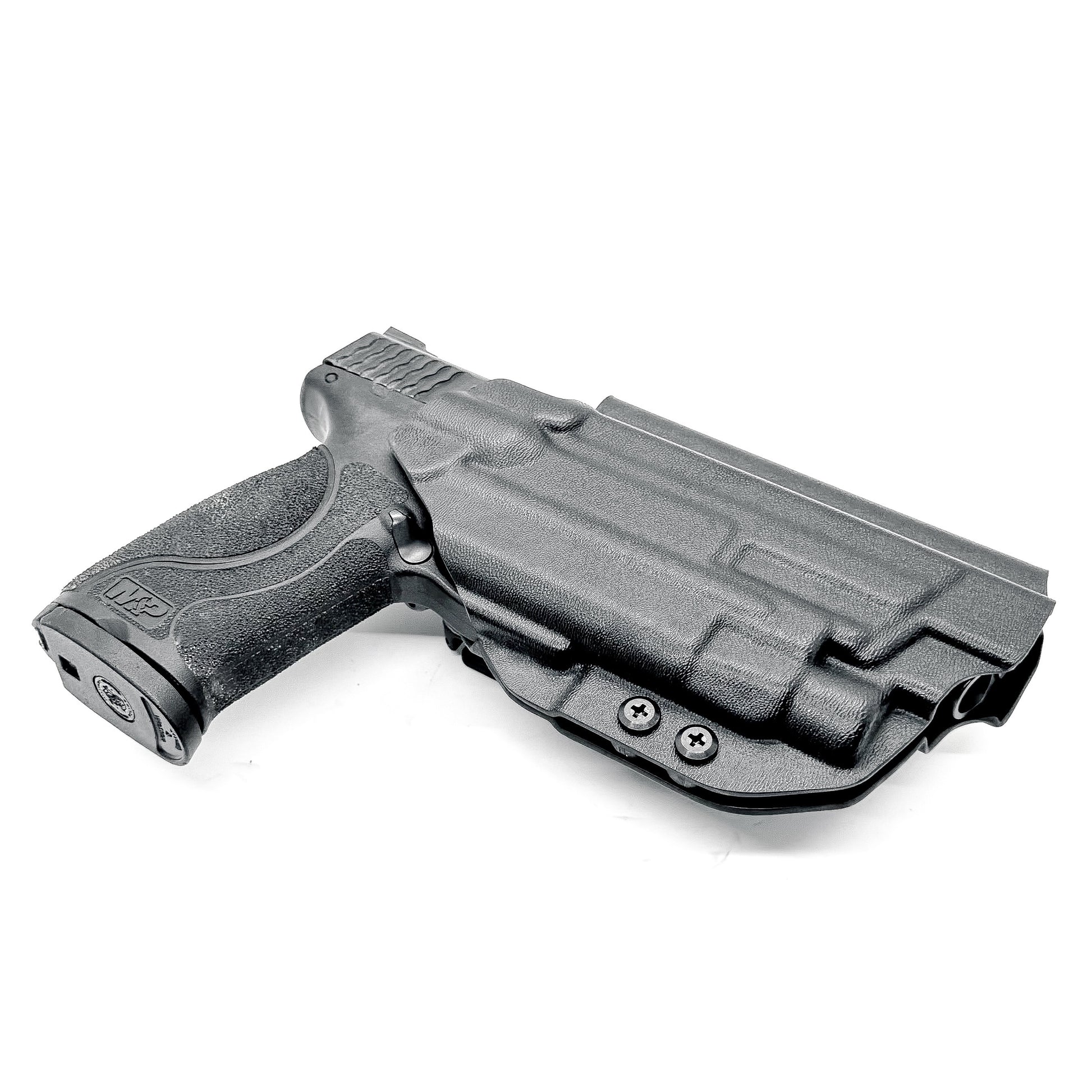 For the best Outside Waistband OWB Holster for the Smith & Wesson M&P 4.6" 10MM pistol & Streamlight TLR-7 A, X & TLR-7 HL-X shop Four Brothers 4BROS Holsters.