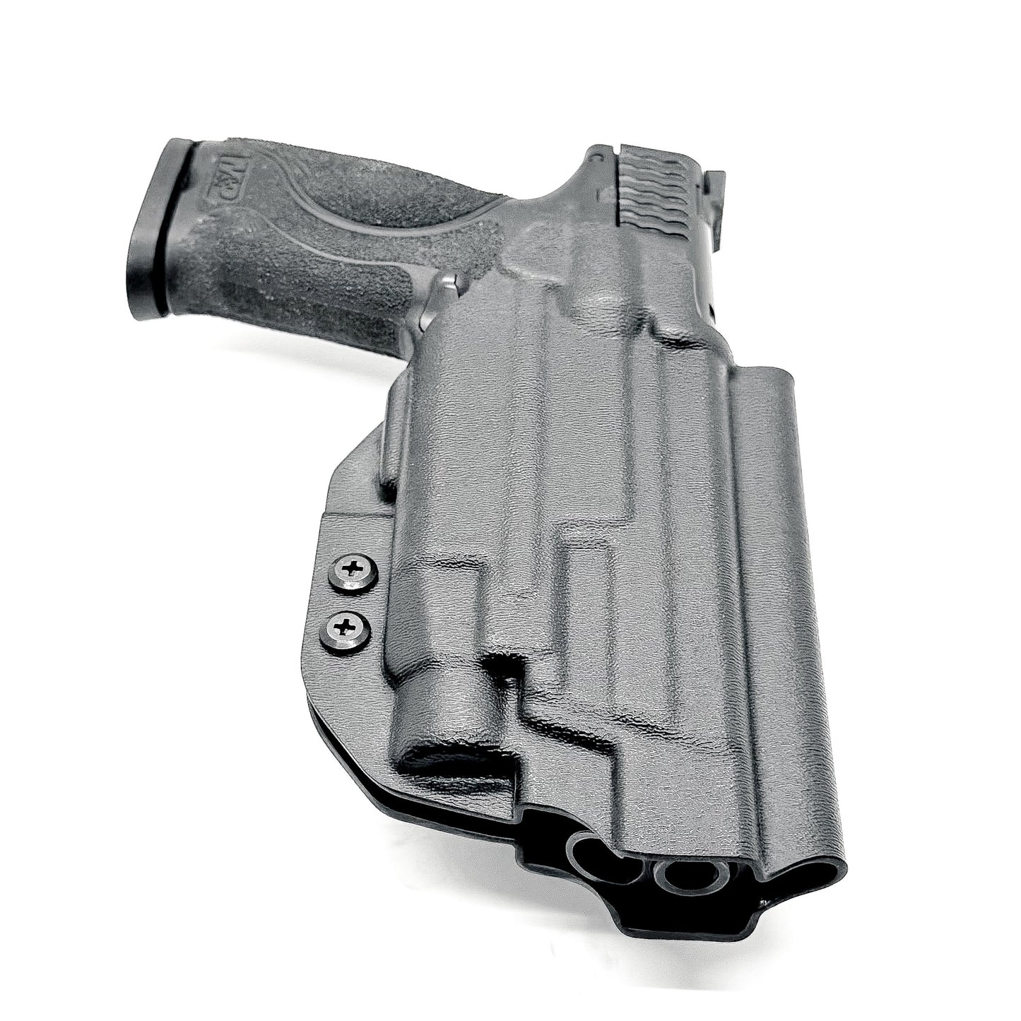 For the best Outside Waistband OWB Holster for the Smith & Wesson M&P 4.6" 10MM pistol & Streamlight TLR-7 A, X & TLR-7 HL-X shop Four Brothers 4BROS Holsters.