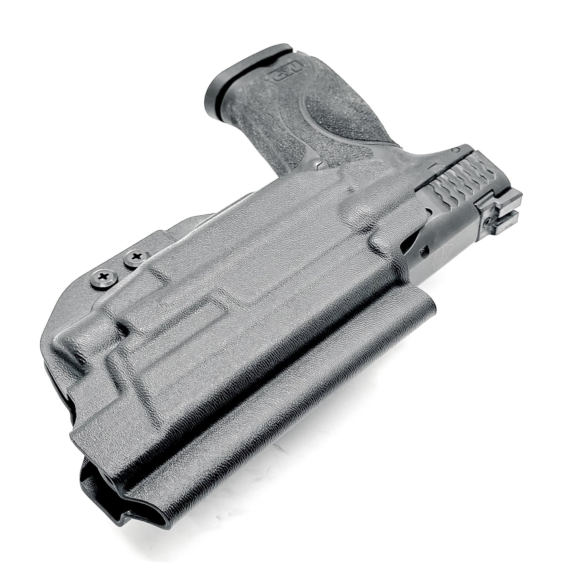 For the best Outside Waistband OWB Holster for the Smith & Wesson M&P 4.6" 10MM pistol & Streamlight TLR-7 A, X & TLR-7 HL-X shop Four Brothers 4BROS Holsters.