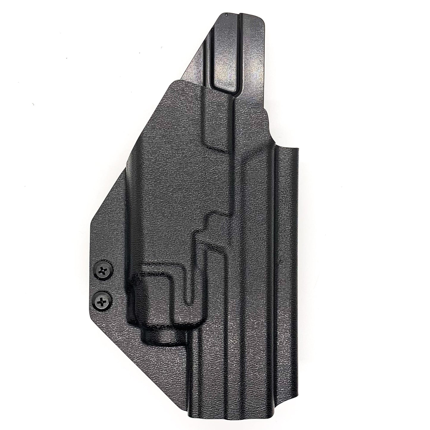 For the best Outside Waistband OWB Holster for the Smith and Wesson M&P 10MM M2.0 pistol with thumb safety & Streamlight TLR-8A, shop Four Brothers Holsters. 