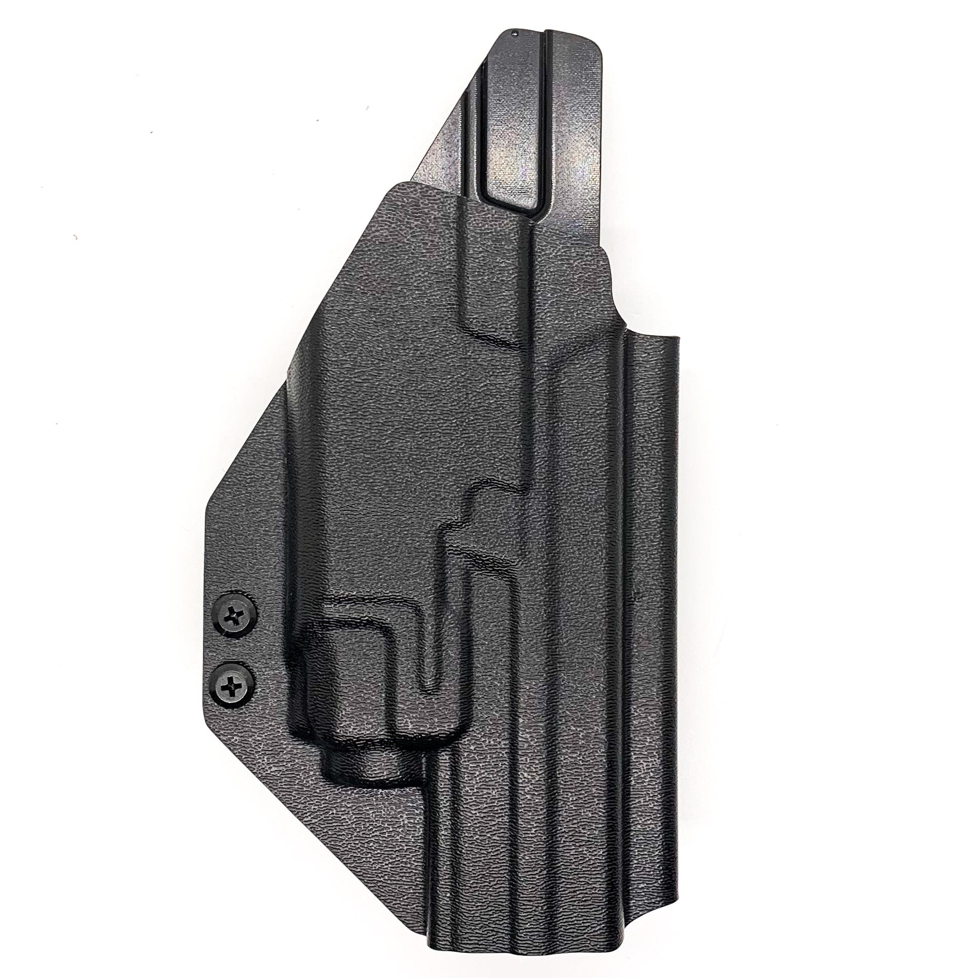 For the best Outside Waistband OWB Holster for the Smith and Wesson M&P 10MM M2.0 pistol with thumb safety & Streamlight TLR-8A, shop Four Brothers Holsters. 
