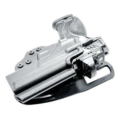 OWB Duty & Competition holster for Smith & Wesson M&P 10MM 4" pistol with or without thumb safety. Optic ready. Made in the USA by Four Brothers.