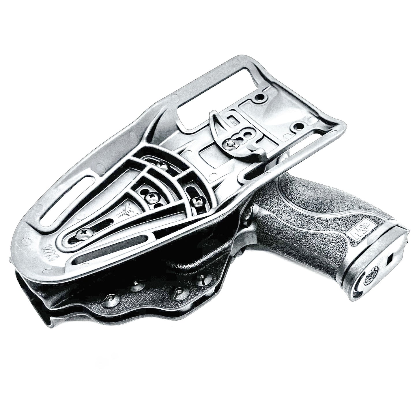 OWB Duty & Competition holster for Smith & Wesson M&P 10MM 4" pistol with or without thumb safety. Optic ready. Made in the USA by Four Brothers.