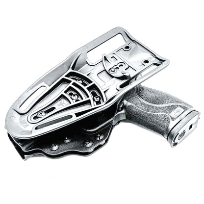 OWB Duty & Competition holster for Smith & Wesson M&P 10MM 4" pistol with or without thumb safety. Optic ready. Made in the USA by Four Brothers.