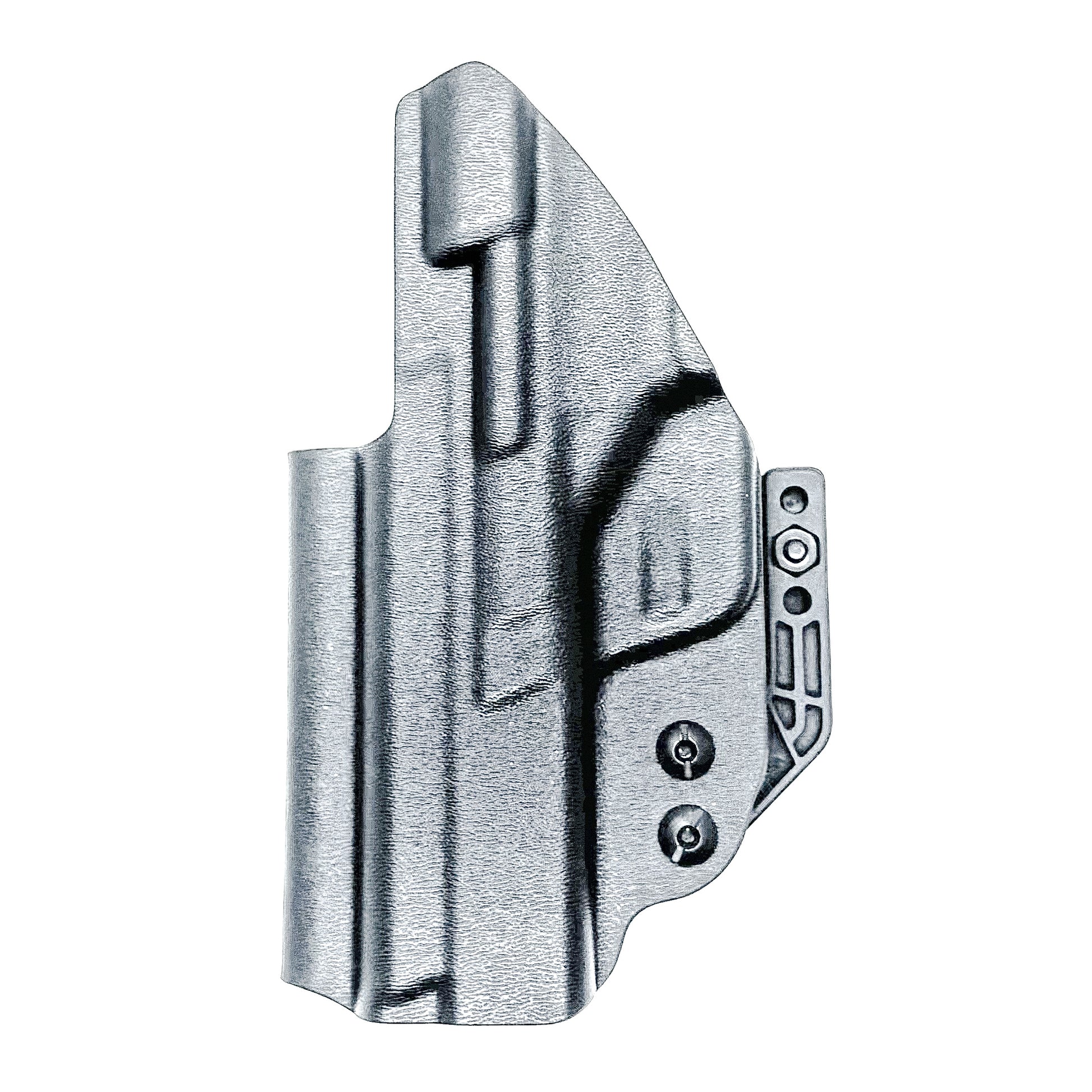 Inside waistband holster designed for Smith & Wesson M&P 1.0 and 2.0 9MM / .40 S&W 4.25" pistols with thumb safety – made by Four Brothers Holsters for secure, concealed carry.