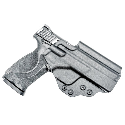 Outside waistband Kydex holster built for Smith & Wesson M&P 4.25", 4", and 3.6" full-size and compact pistols – precision-made by Four Brothers Holsters.