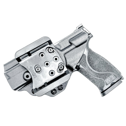 Outside waistband Kydex holster built for Smith & Wesson M&P 4.25", 4", and 3.6" full-size and compact pistols – precision-made by Four Brothers Holsters.