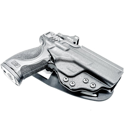 Smith & Wesson M&P 4" & 4.6" 10MM M2.0 Competition Holster from Four Brothers in black with duty drop