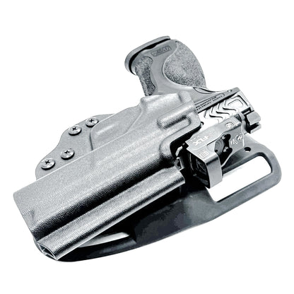 Smith & Wesson M&P 4" & 4.6" 10MM M2.0 Competition Holster from Four Brothers in black with duty drop