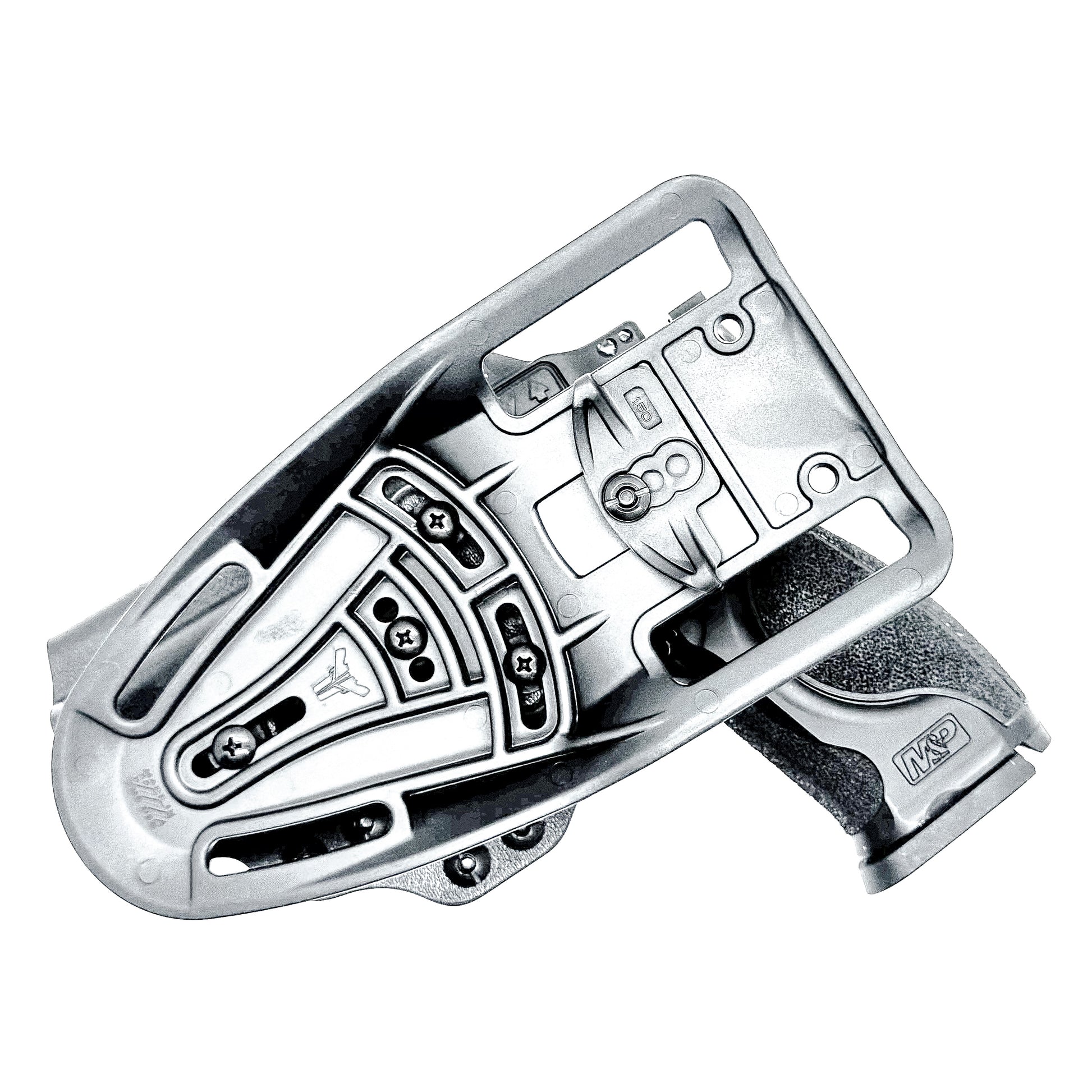 Smith & Wesson M&P 4" & 4.6" 10MM M2.0 Competition Holster from Four Brothers in black with duty drop