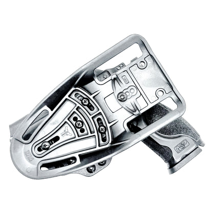 Smith & Wesson M&P 4" & 4.6" 10MM M2.0 Competition Holster from Four Brothers in black with duty drop